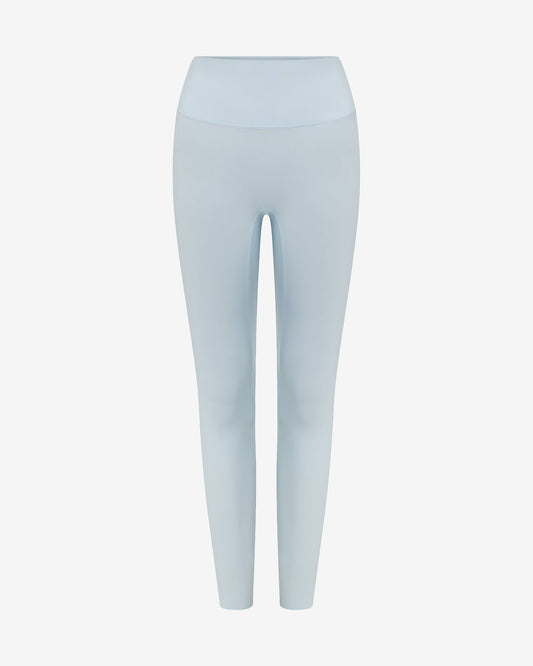 High - waist stretch leggings with scrunch detail - Blue