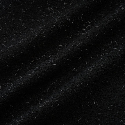 Hope Black Tweed Mini Dress with Bow Detailing and Side Slit