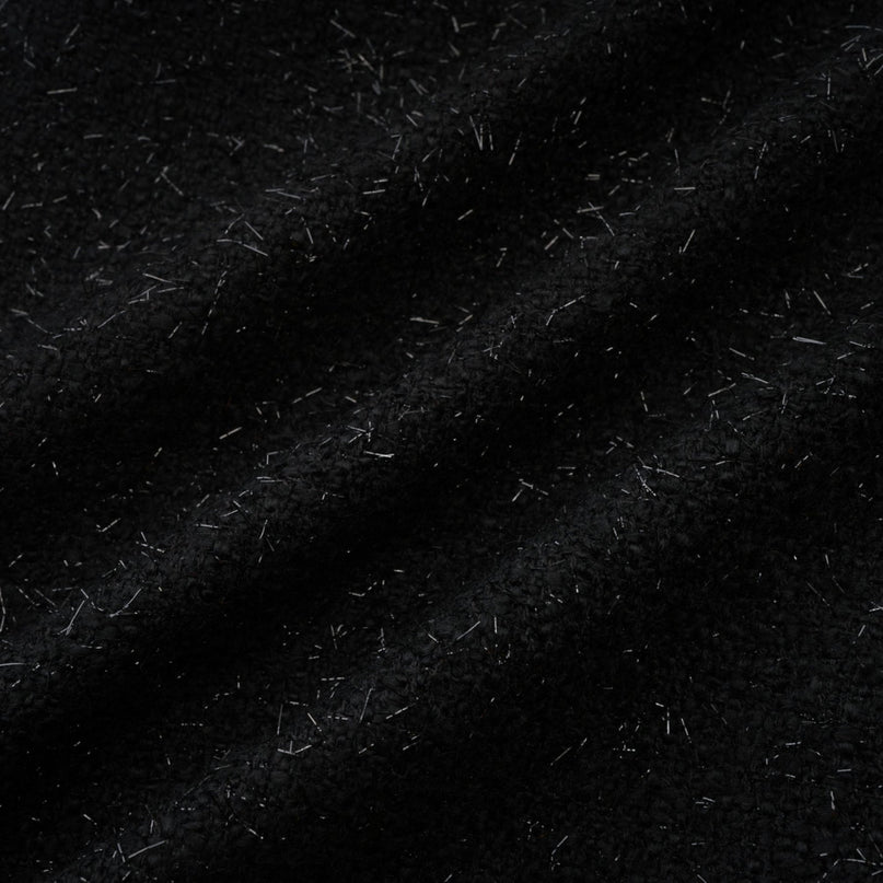 Hope Black Tweed Mini Dress with Bow Detailing and Side Slit