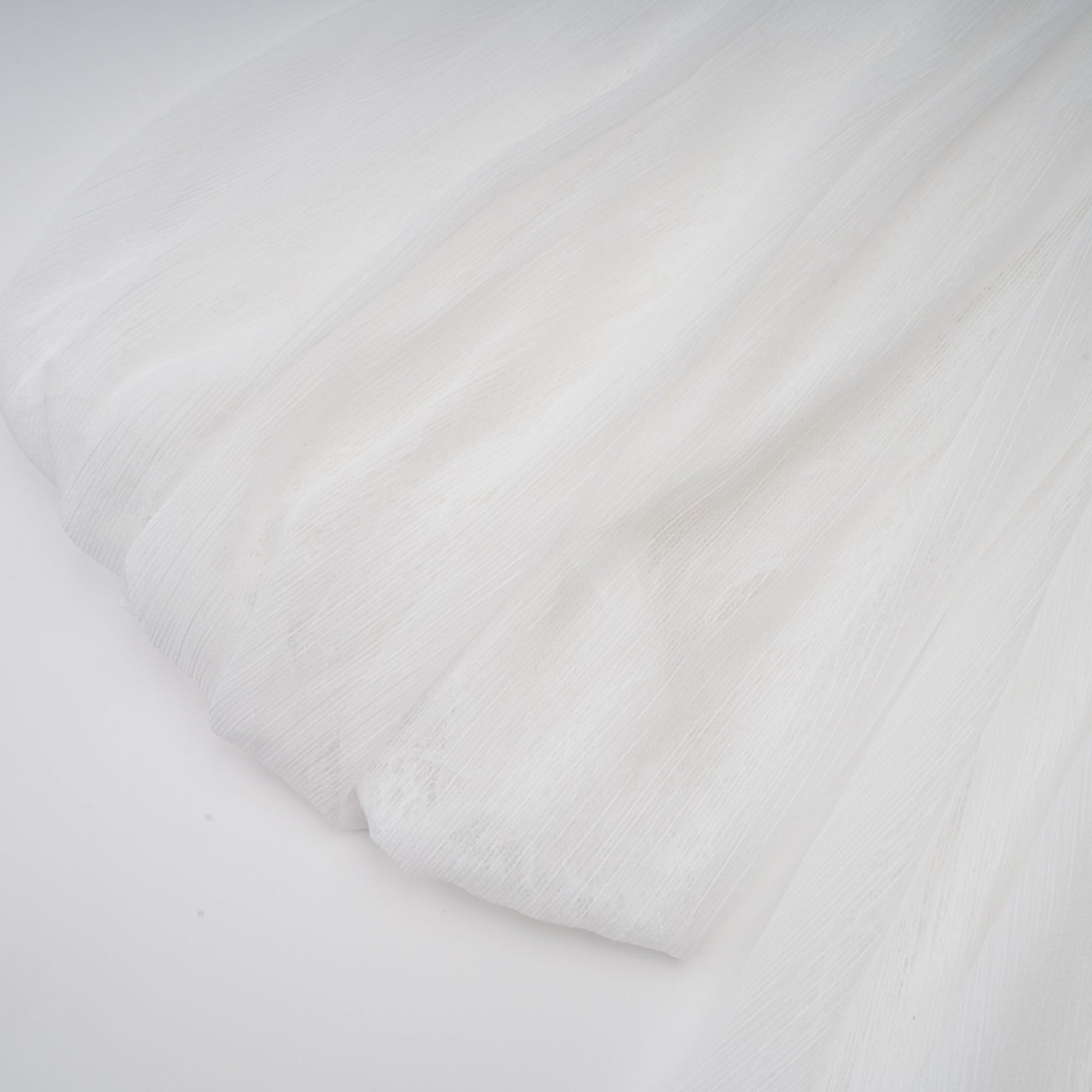 Hortense white floralappliqué pleated tulle mini dress