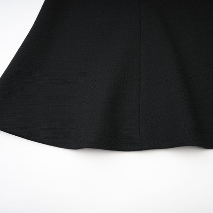 Ida Black & White Contrast Jacket Skirt Set