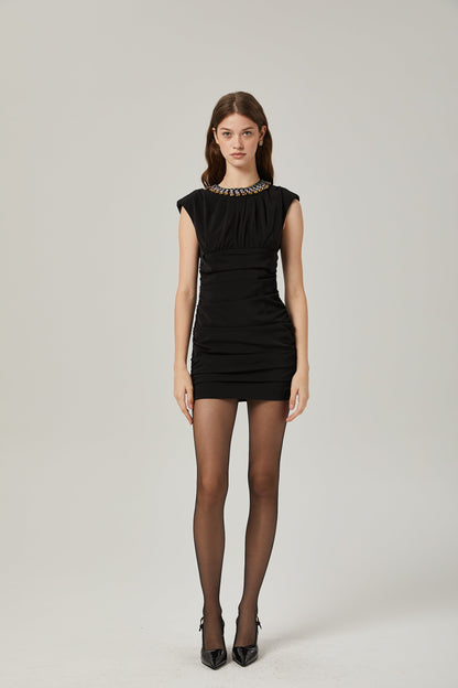 Imani crystalembellished mini dress