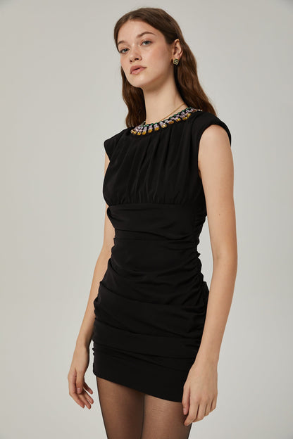 Imani crystalembellished mini dress