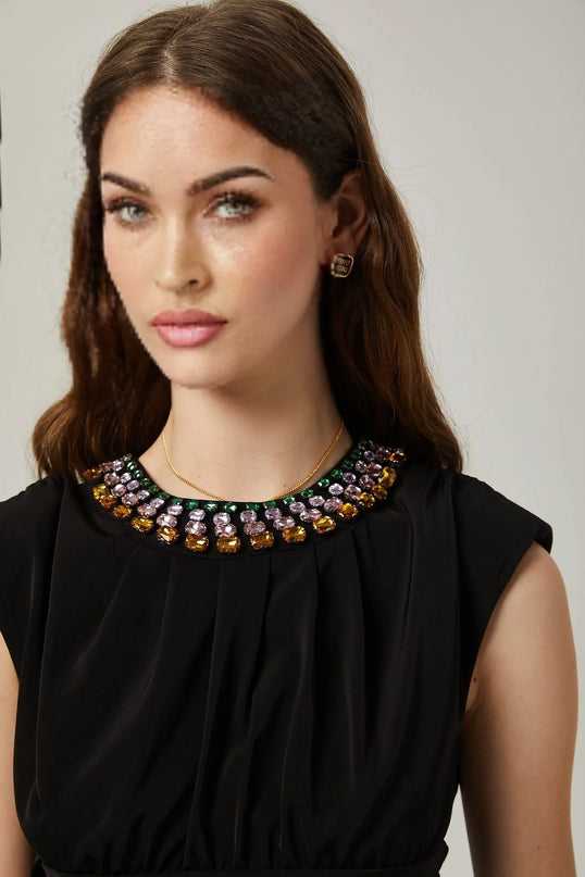 Imani crystalembellished mini dress