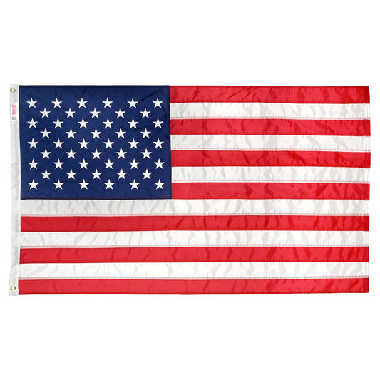 Nylon United States Flag with Embroidered Stars / 3ft x 5ft