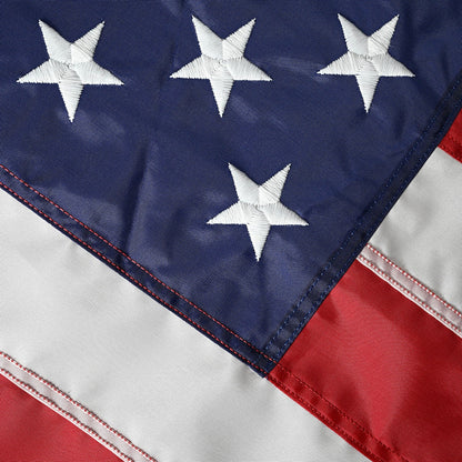 Nylon United States Flag with Embroidered Stars / 3ft x 5ft