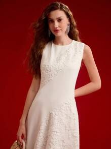 Sloan Maxi Dress - Halter Neckline - Mermaid Hem - High Waist - Asymmetrical Details