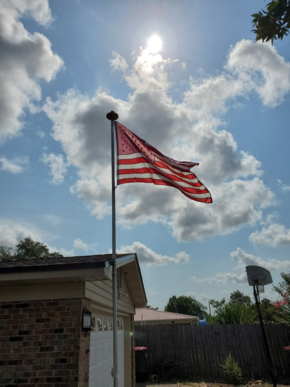 Nylon United States Flag with Embroidered Stars / 3ft x 5ft