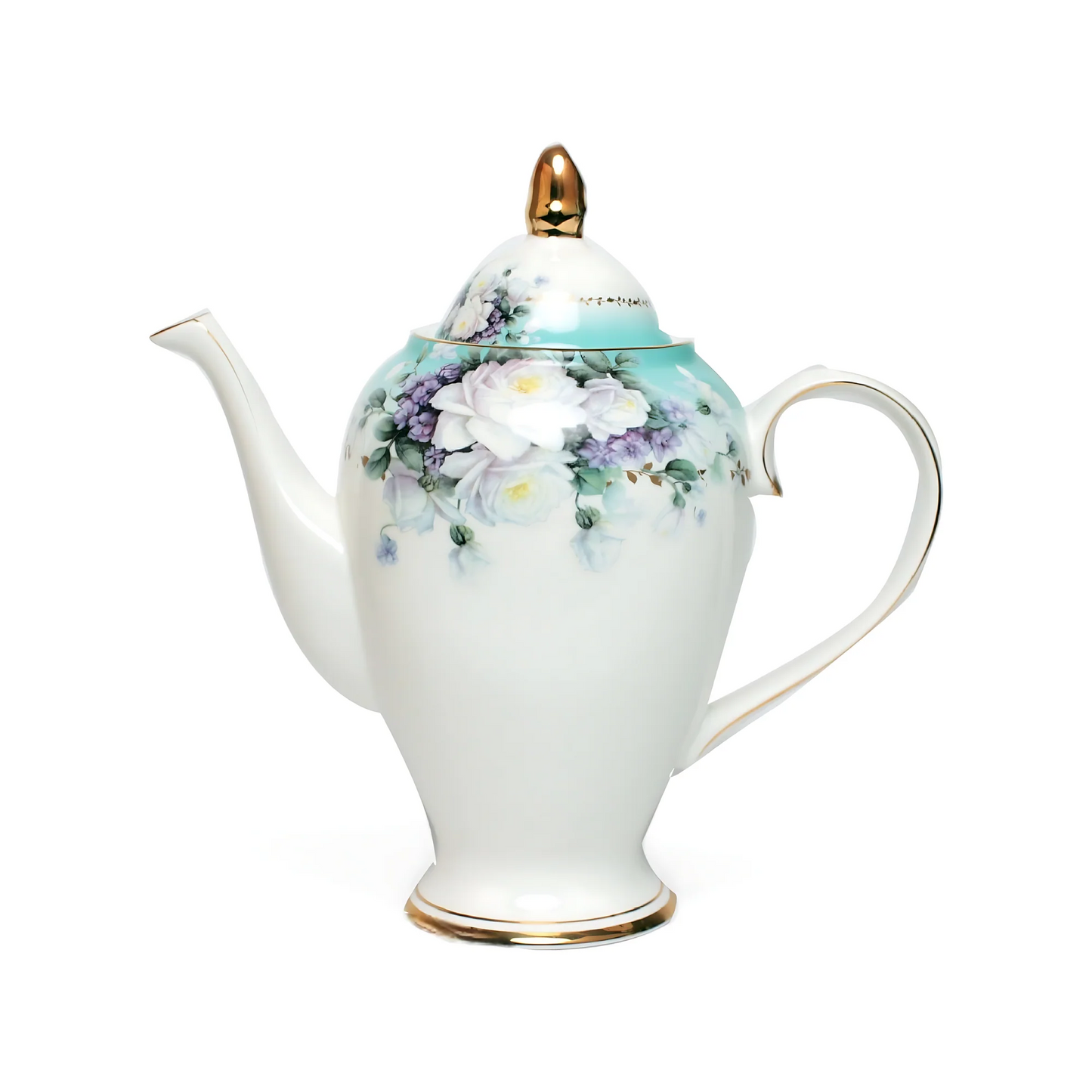 Chinese Porcelain Tea Set – Floral – 15-piece Gift Set Jacqueline van Hoef