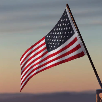 United States US Flag – Embroidered Polyester Swooper Banner