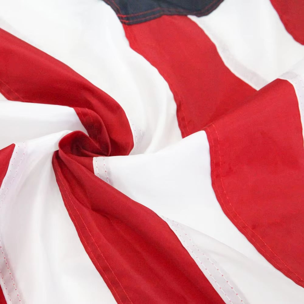 United States US Flag – Embroidered Polyester Swooper Banner