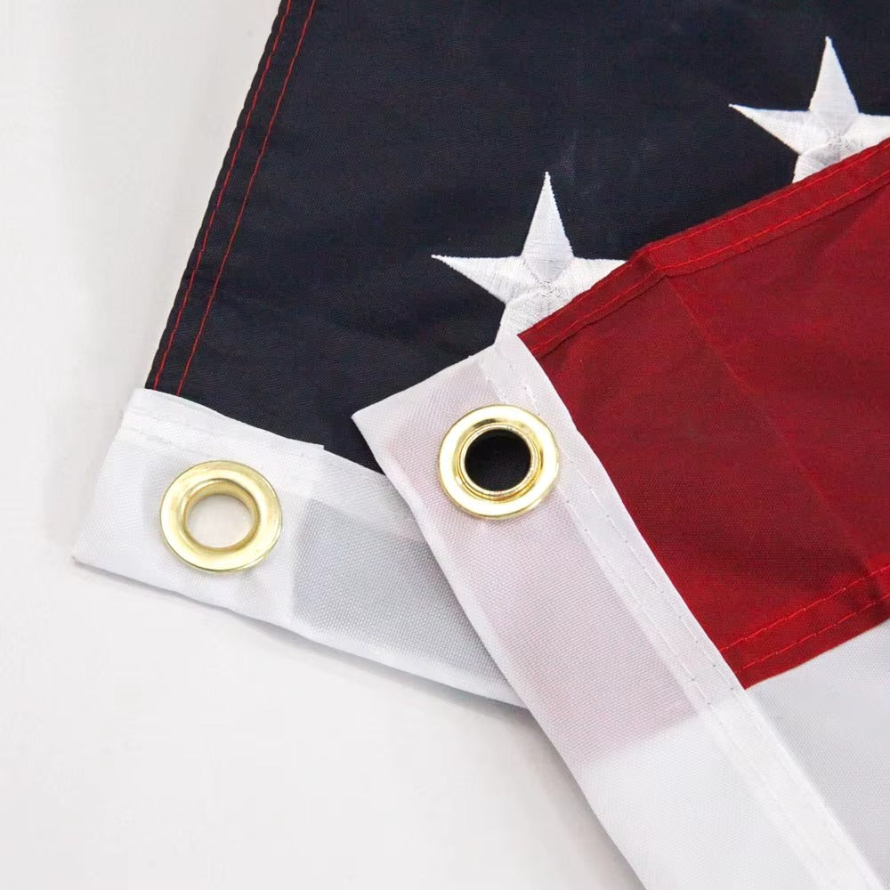 United States US Flag – Embroidered Polyester Swooper Banner