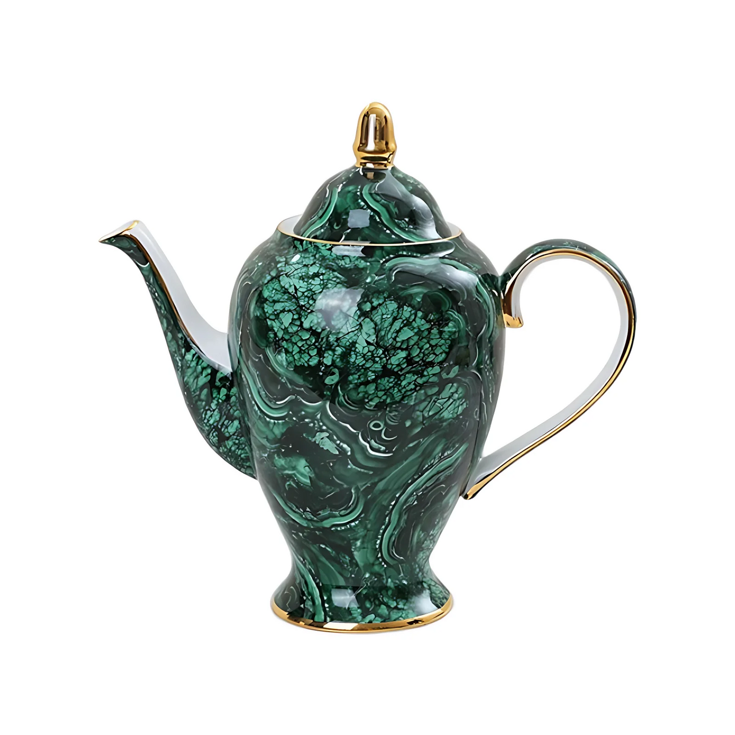 Royal Old England Ceramic Tea Set – Marble & – 21-piece Luxury Set Jacqueline van Hoef