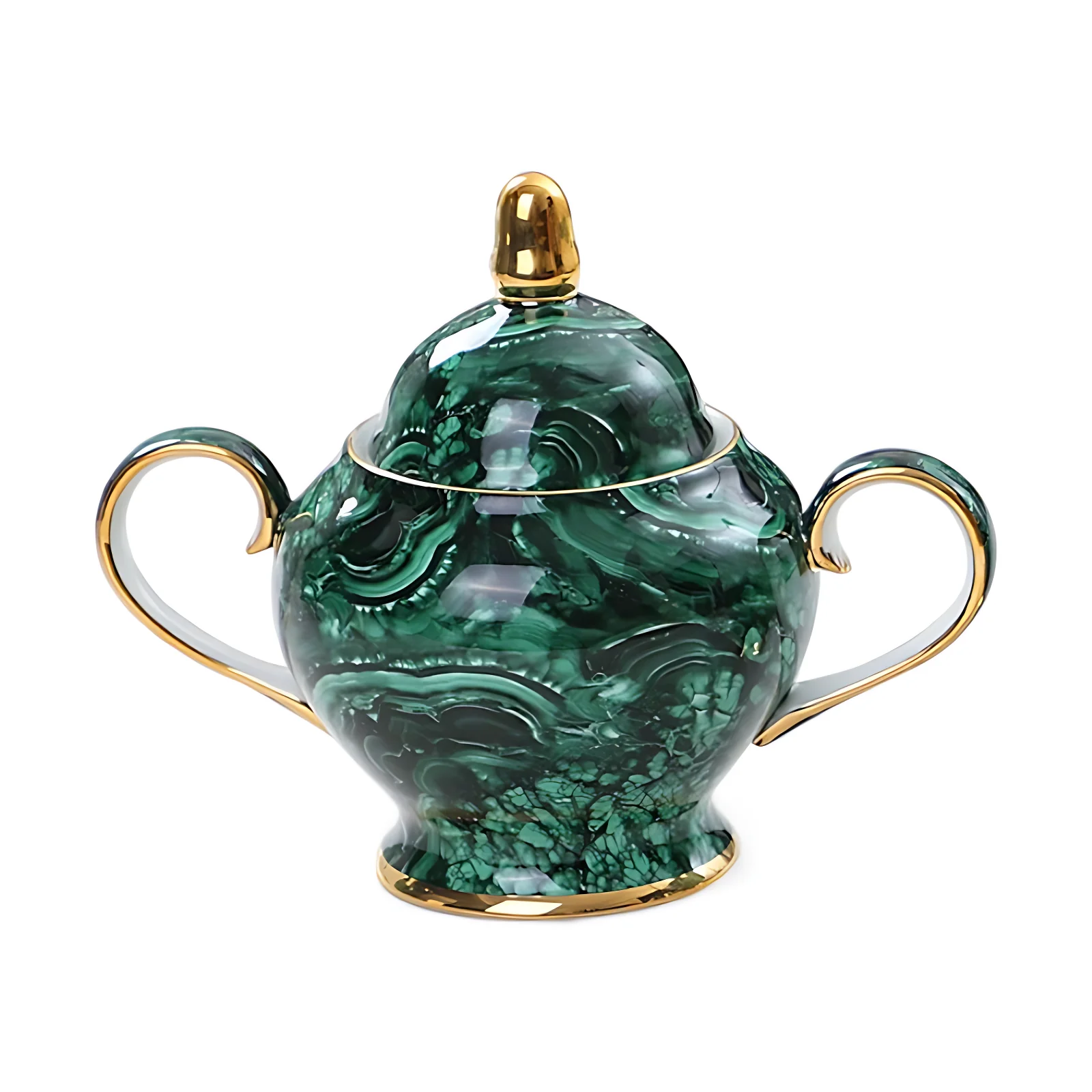 Royal Old England Ceramic Tea Set – Marble & – 21-piece Luxury Set Jacqueline van Hoef