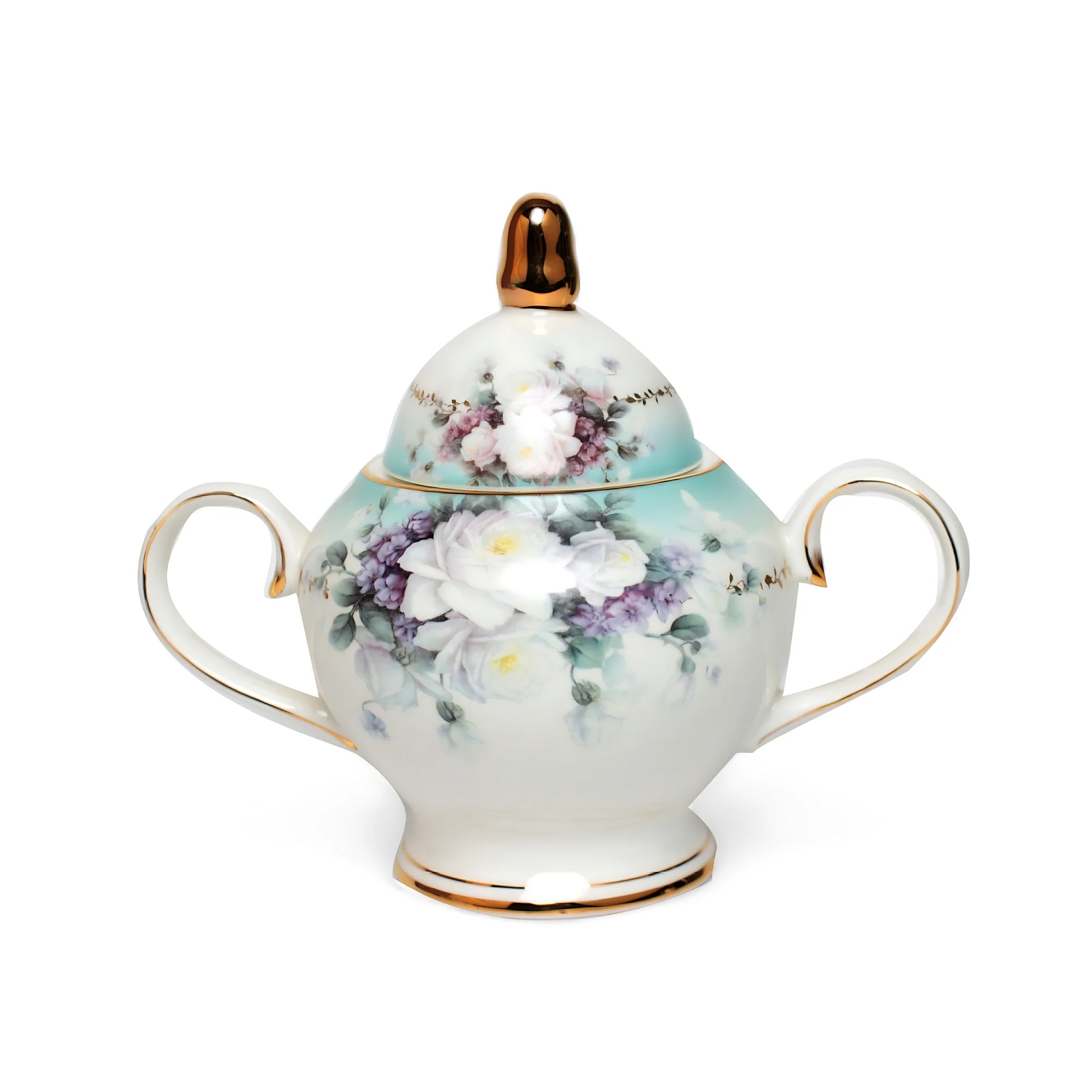 Chinese Porcelain Tea Set – Floral – 15-piece Gift Set Jacqueline van Hoef