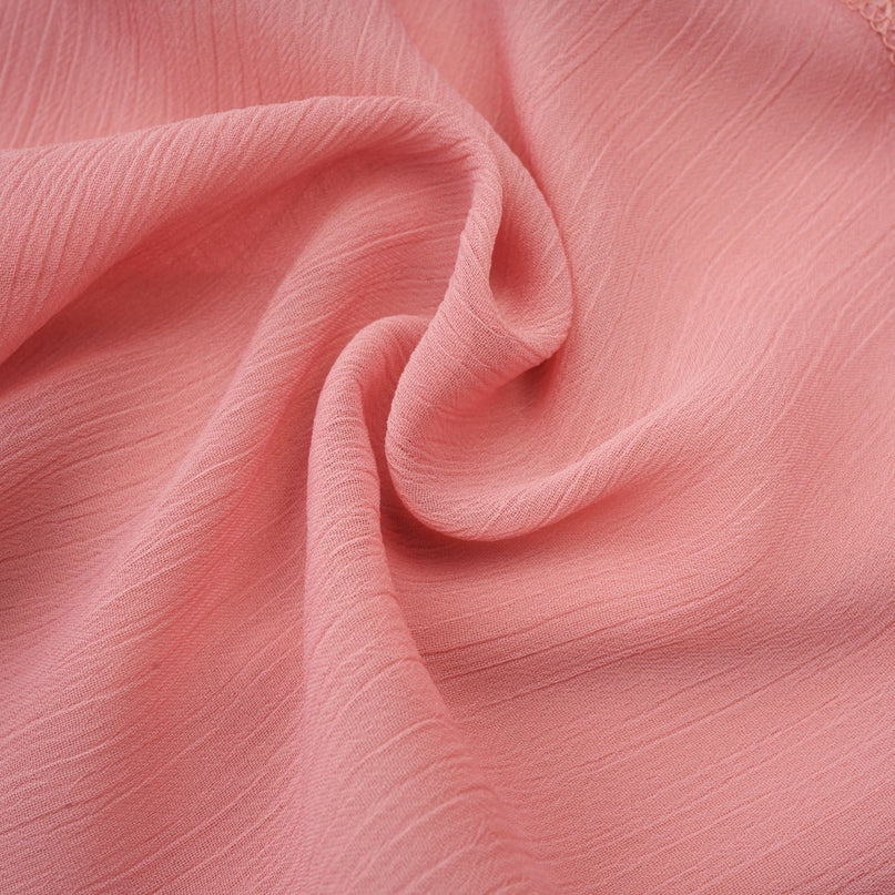 Isabella Pink Mini Dress Rayon Halterneck Ruffled Tiered Sleeveless Special Occasion Elegant Comfortable