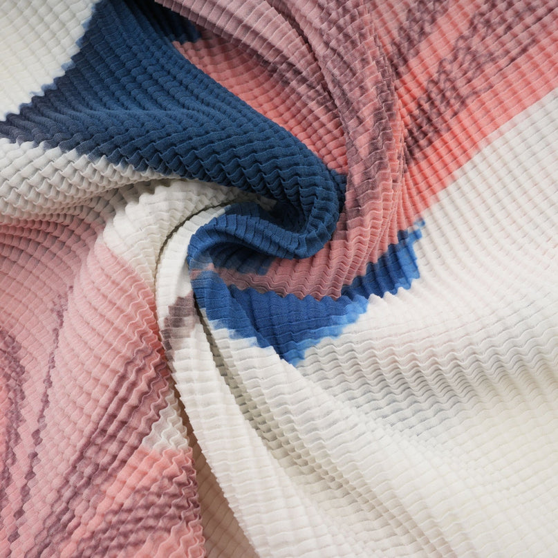 Isolde patternprint knitted top  skirt matching set