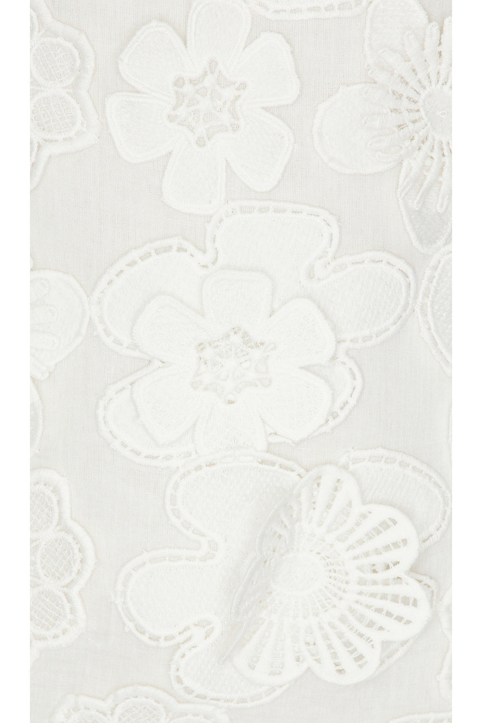 Ivory Emery Bridal Dress with Polyester Applique and Cotton Fabric