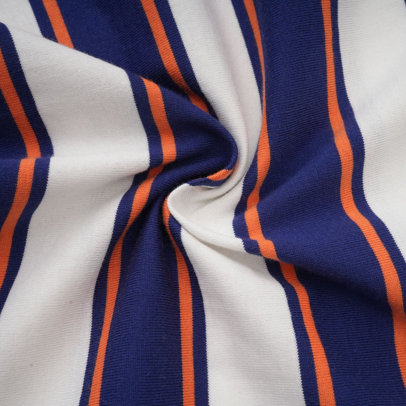 Jade stripeprint cotton Tshirt