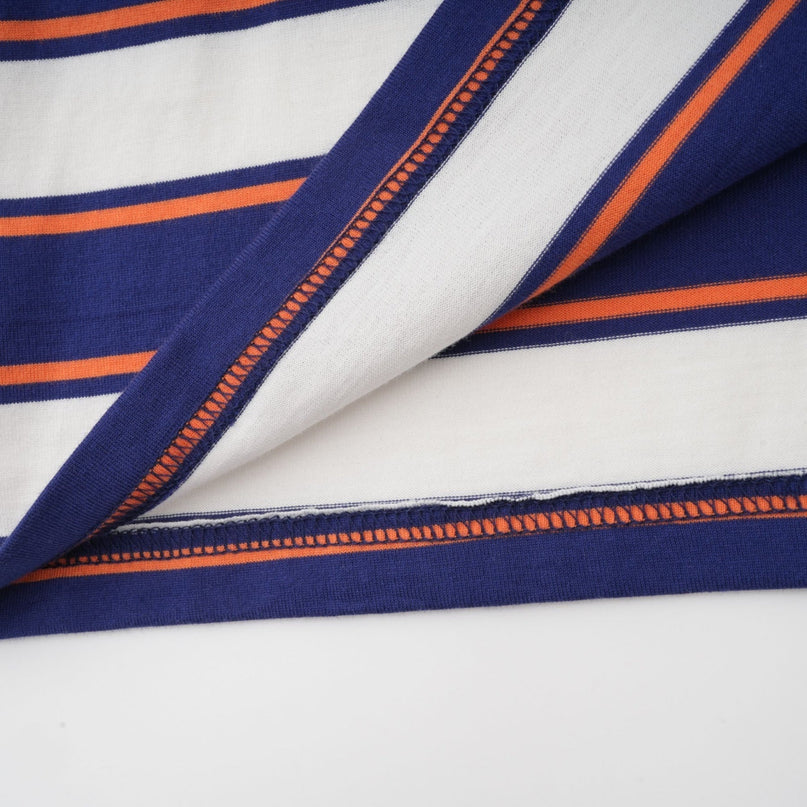 Jade stripeprint cotton Tshirt