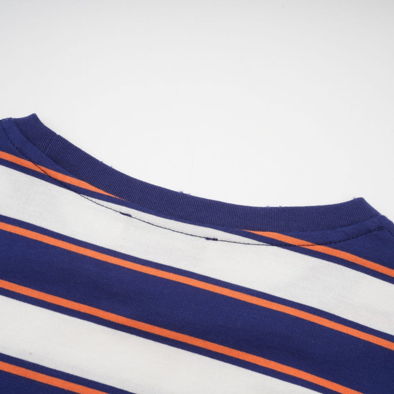 Jade stripeprint cotton Tshirt