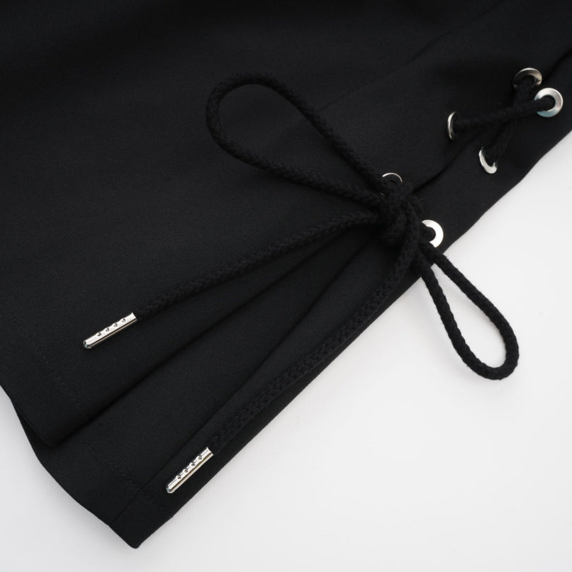 Jaina black hook  eye pocket dress