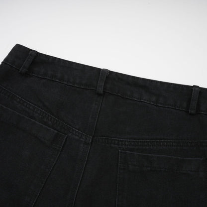 Janelle buttoned straightleg jeans