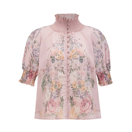 Janelle floralprint shirt  shorts matching set