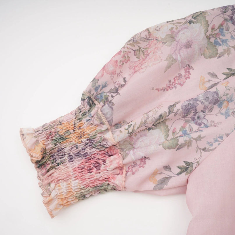 Janelle floralprint shirt  shorts matching set