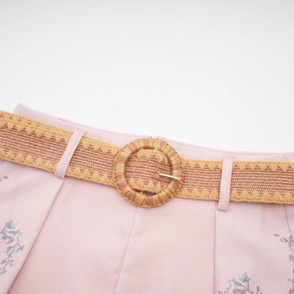 Janelle floralprint shirt  shorts matching set