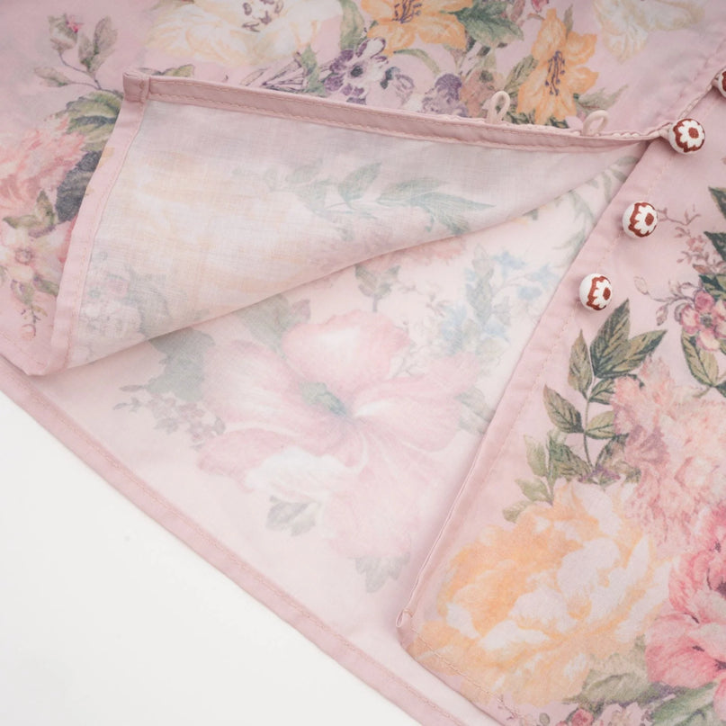 Janelle floralprint shirt  shorts matching set