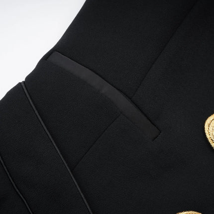 Jaques halterneck black mini dress