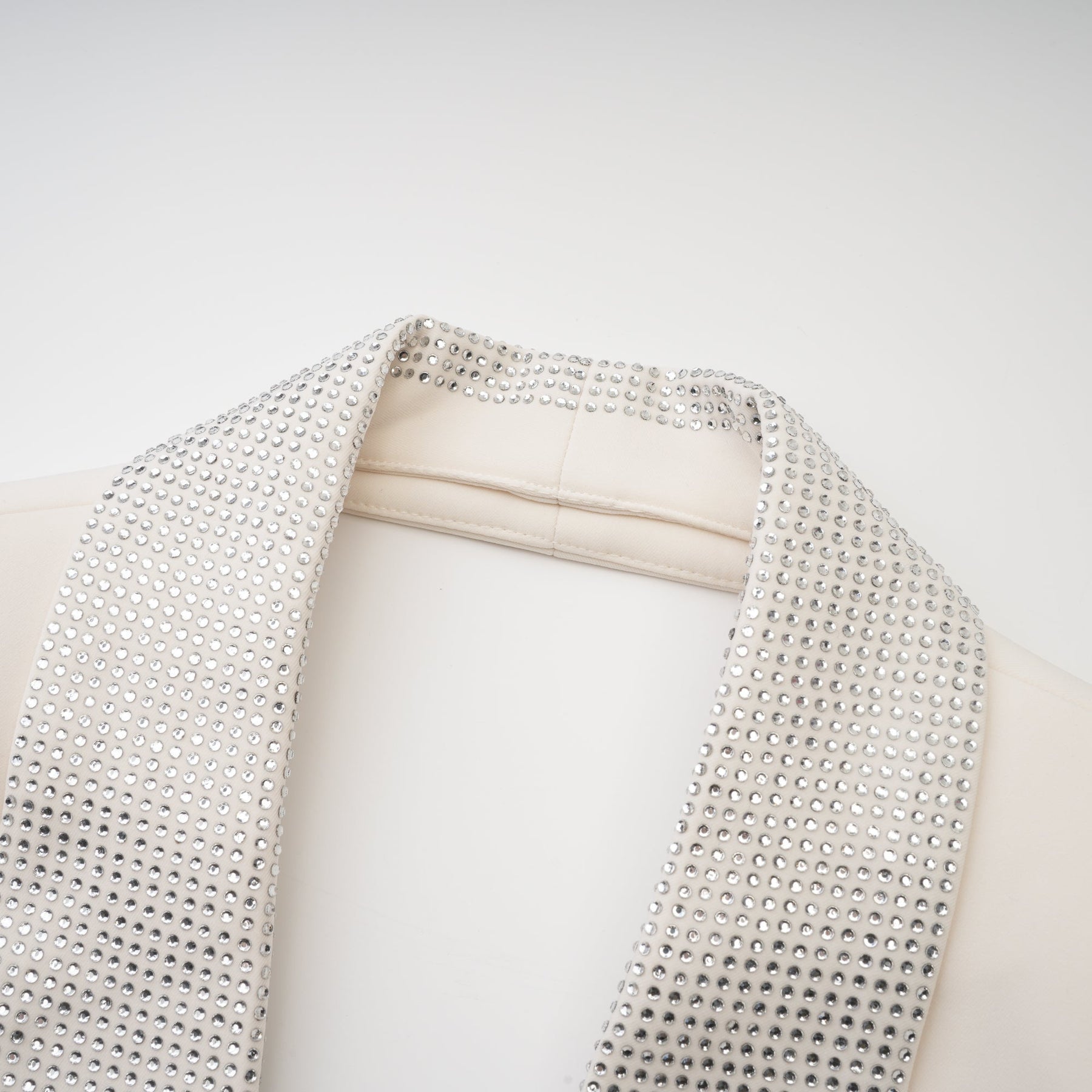 Jeanne crystalembellished tailored dress coat