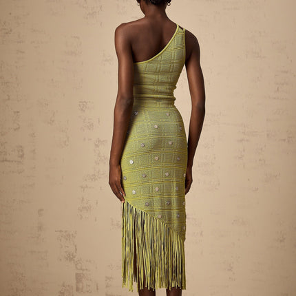 Jenna Green Knit Skirt Top Set