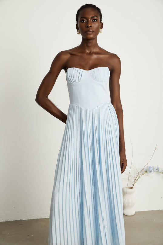 Jessica Blue Maxi Dress for Women