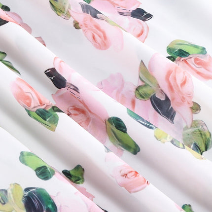 Jessica Floral Maxi Dress White & Multicolor