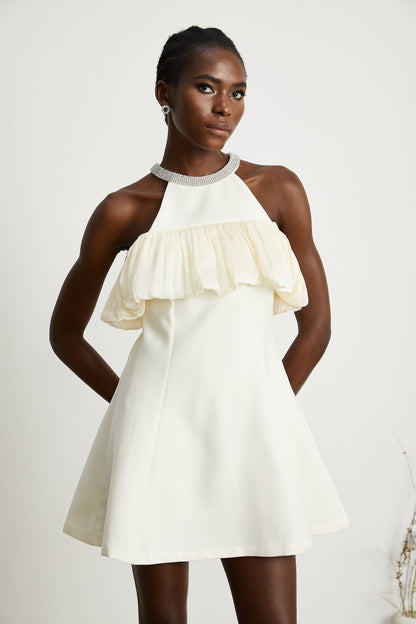 Joséphine crystalembellished sleeveless mini dress