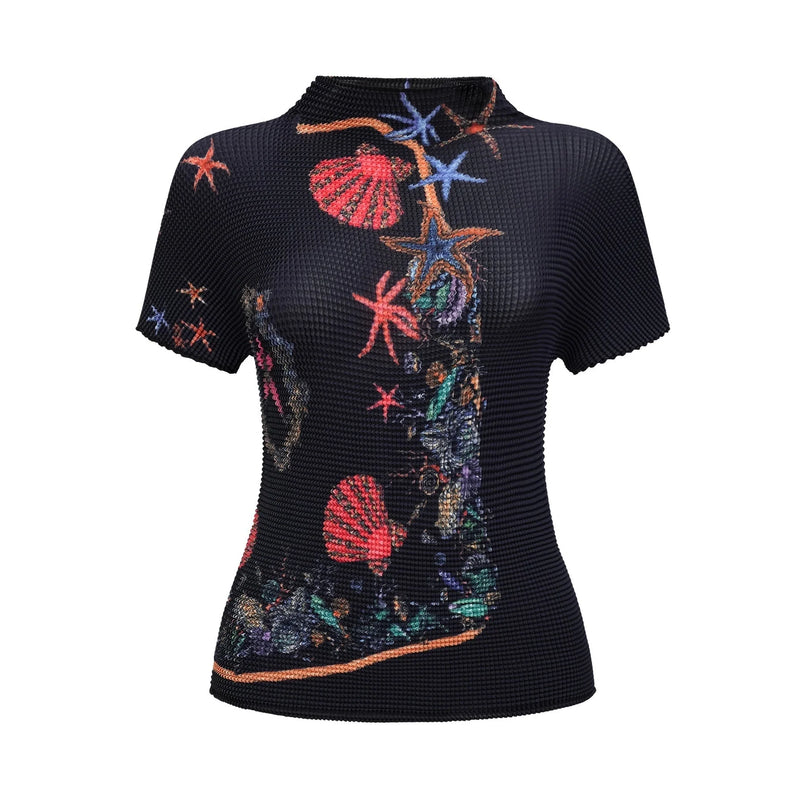 Josiane patternprint knitted top  skirt matching set