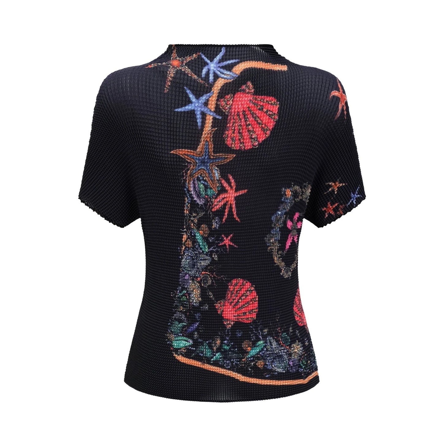 Josiane patternprint knitted top  skirt matching set