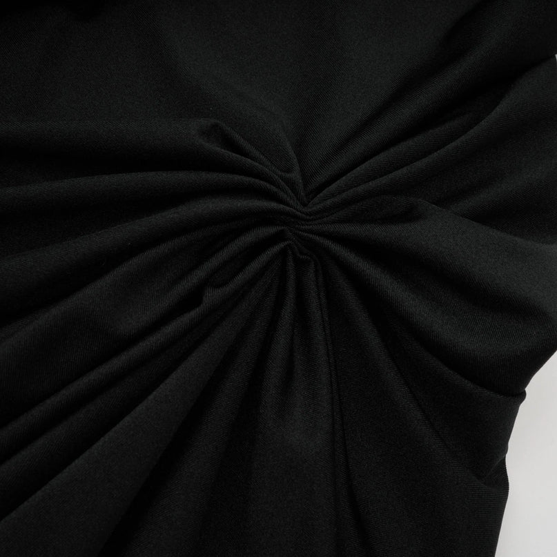 Juana lacedetail asymmetric mini dress