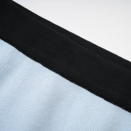 Julia Blue Knit Skirt Top Set