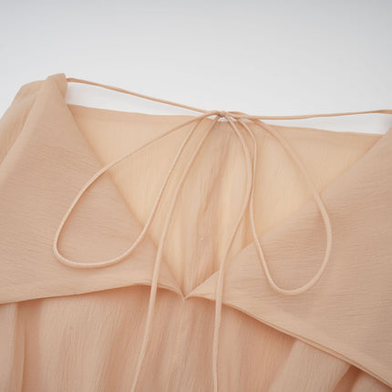 Juliet Neutrals Floral Appliqué Mini Dress