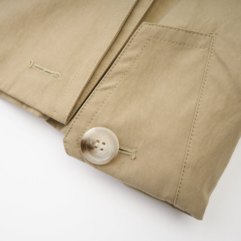 Justine beltedwaist trench coat