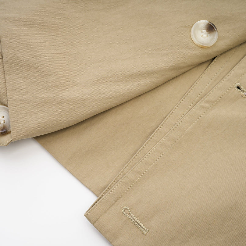 Justine beltedwaist trench coat