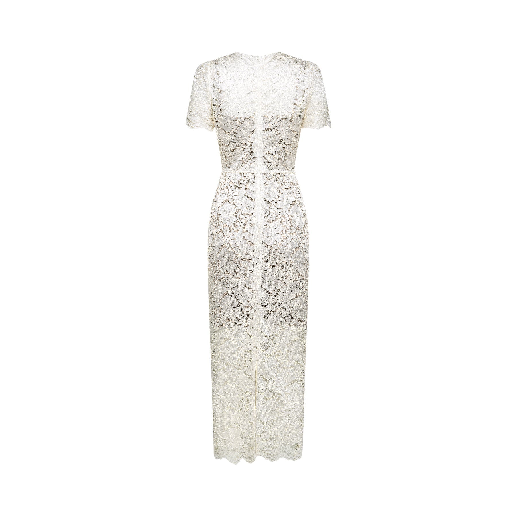 Kalena embellished lace midi dress