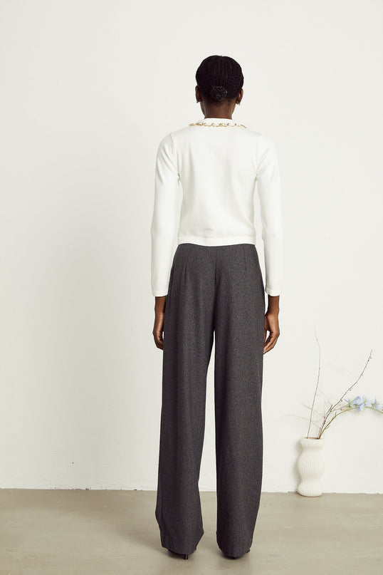 Karine chainlink knitted cardigan