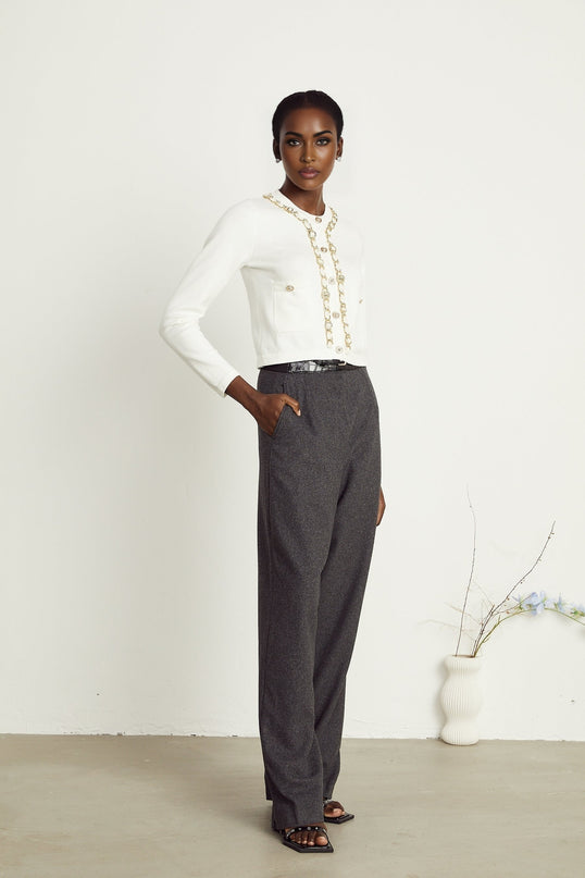 Karine chainlink knitted cardigan