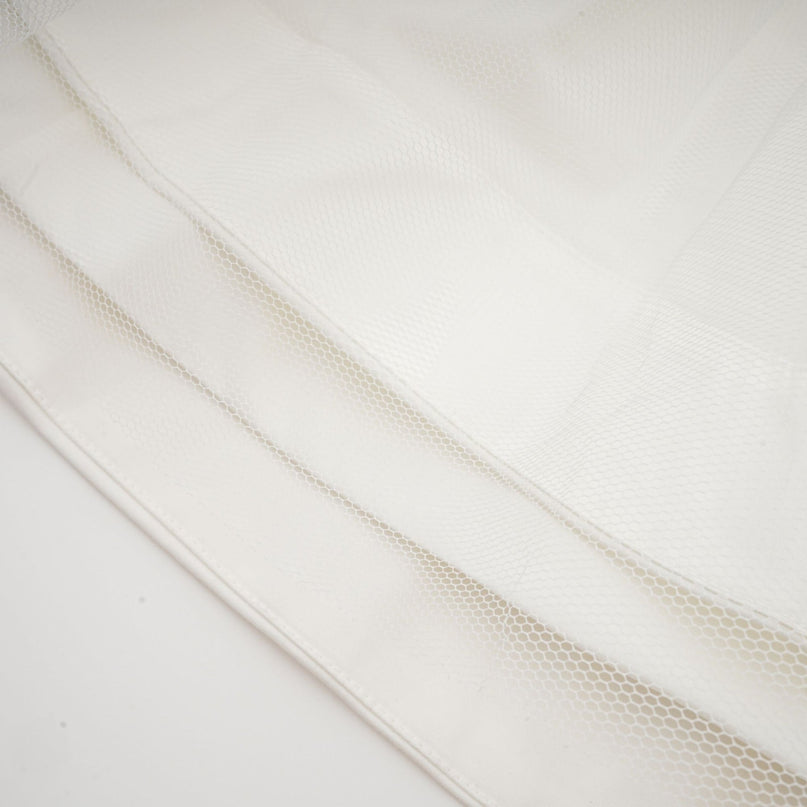 Katherine offshoulder corset midi dress in White