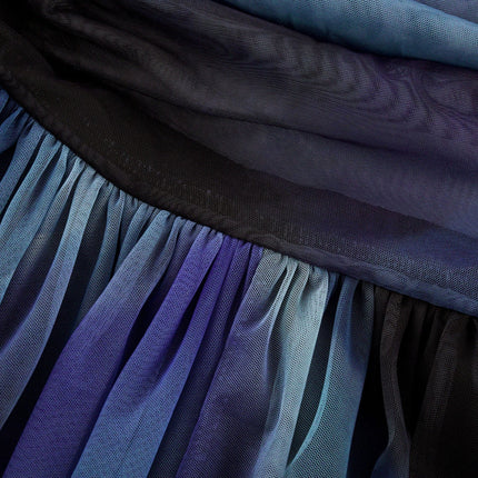 Kaylie Blue Ombre Halter Maxi Dress