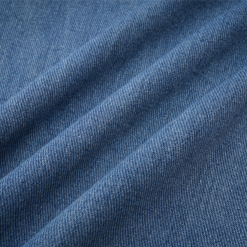 Khloe Wide Leg Jeans Blue with Bow Detail